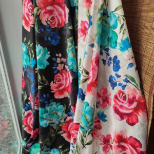 Crep Satén flores